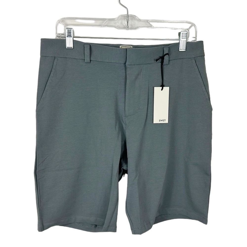 Swet Tailor Everyday Chino Short Men's 33 French Gray Stretch New‎ Comfort